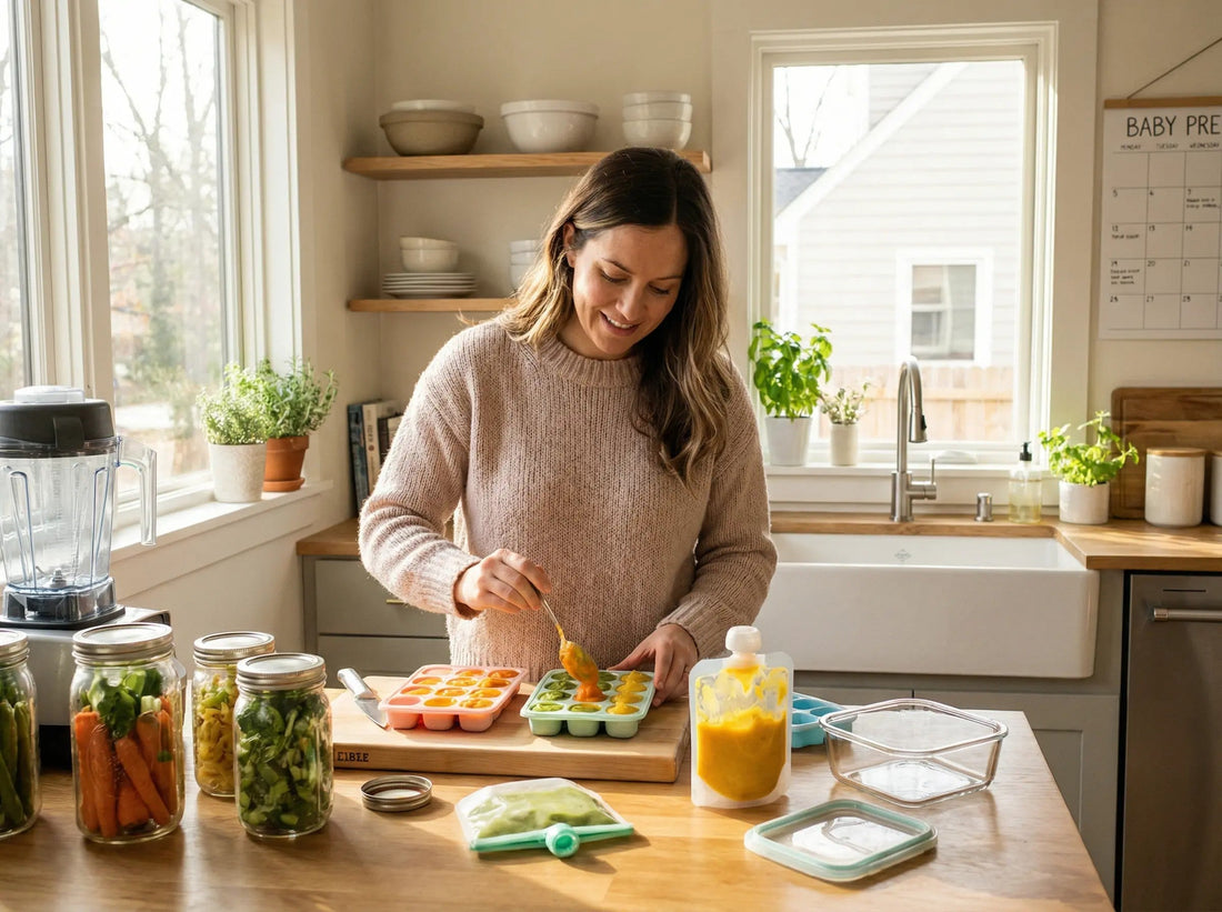 How to Batch Prep Baby Food for the Week (Without the Mess)